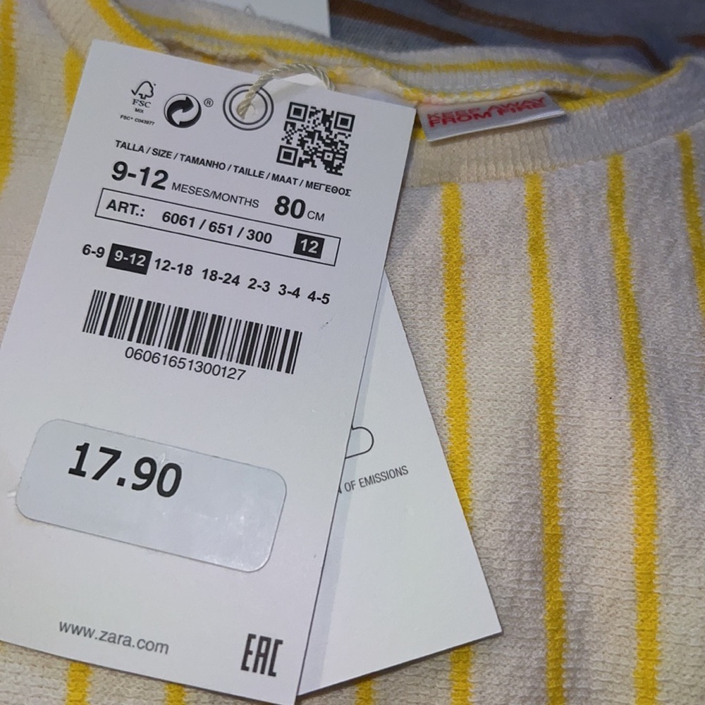 Zara RUSTIC‎ STRIPED SHIRT - Picture 3 of 4
